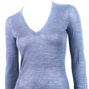 BURBERRY LONDON Gray WOOL SWEATER S